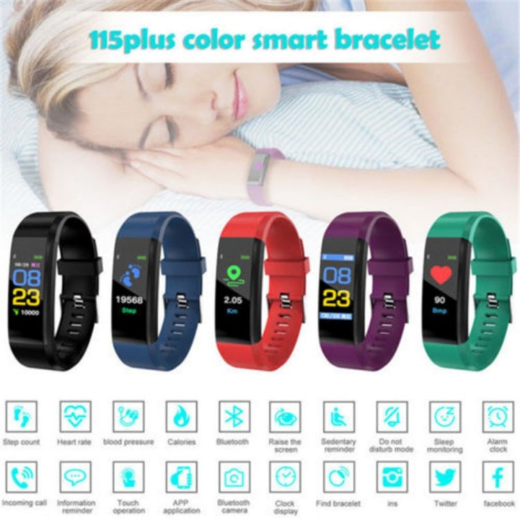 ID115 0.96 inch OLED Screen Smart Watch Wristband Pedometer Sport Fitness Tracker bracelet, ID115 Black, ID115 Red, ID115 Green, ID115 Purple, ID115 Blue